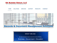 Tablet Screenshot of dabarnesgroup.com